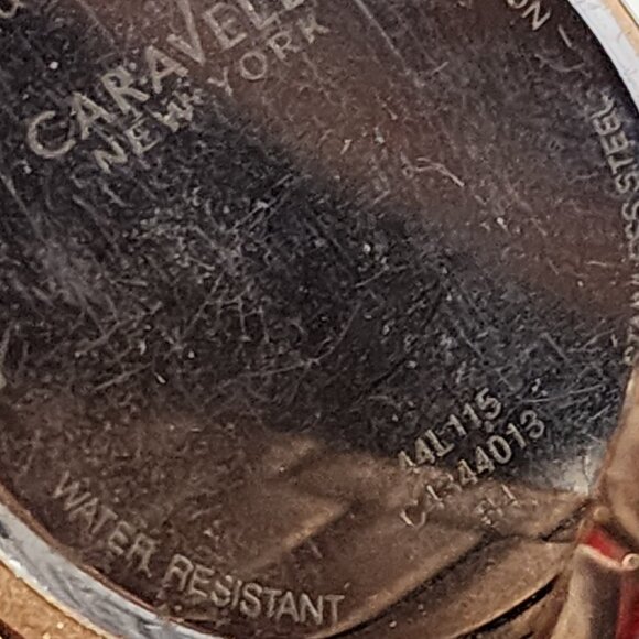 Caravelle New York Bulova Copper Tone Chronograph Water Resistant Melissa Watch - Picture 13 of 16